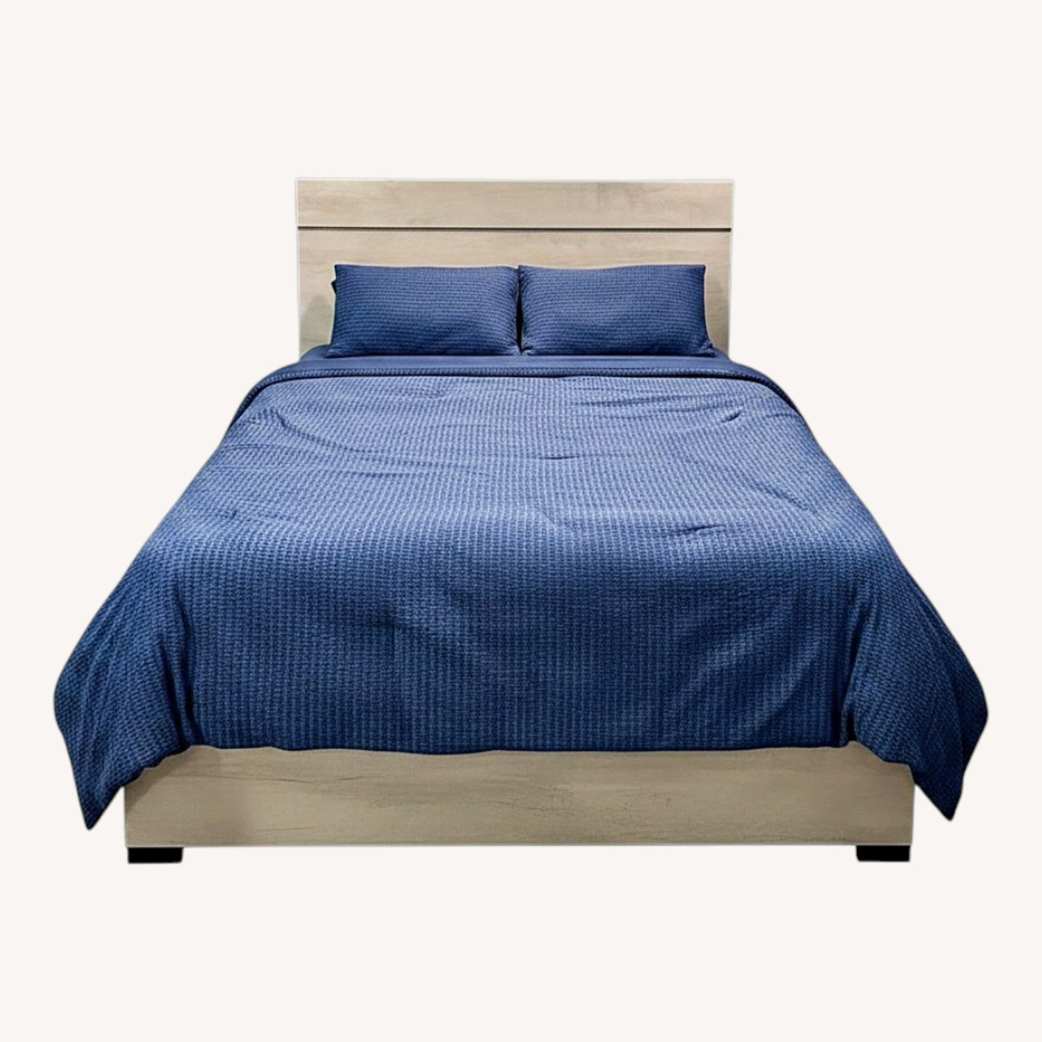 Light Gray Queen Bed - image-0
