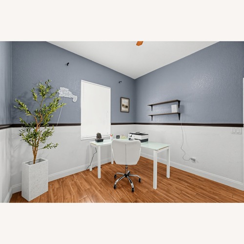 Used White Glass Desk for sale on AptDeco