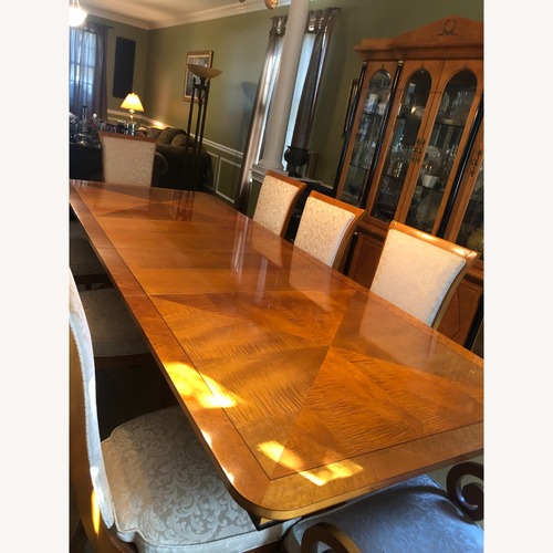 Used Thomasville Dining Table & Eight Chairs for sale on AptDeco