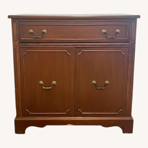 Used Vintage Wood Buffet Sideboard Cabinet for sale on AptDeco