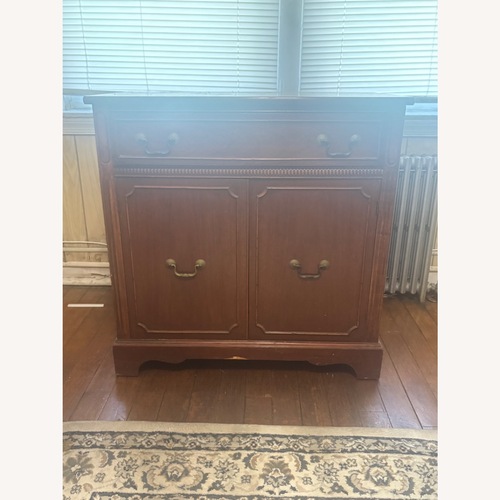 Used Vintage Wood Buffet Sideboard Cabinet for sale on AptDeco