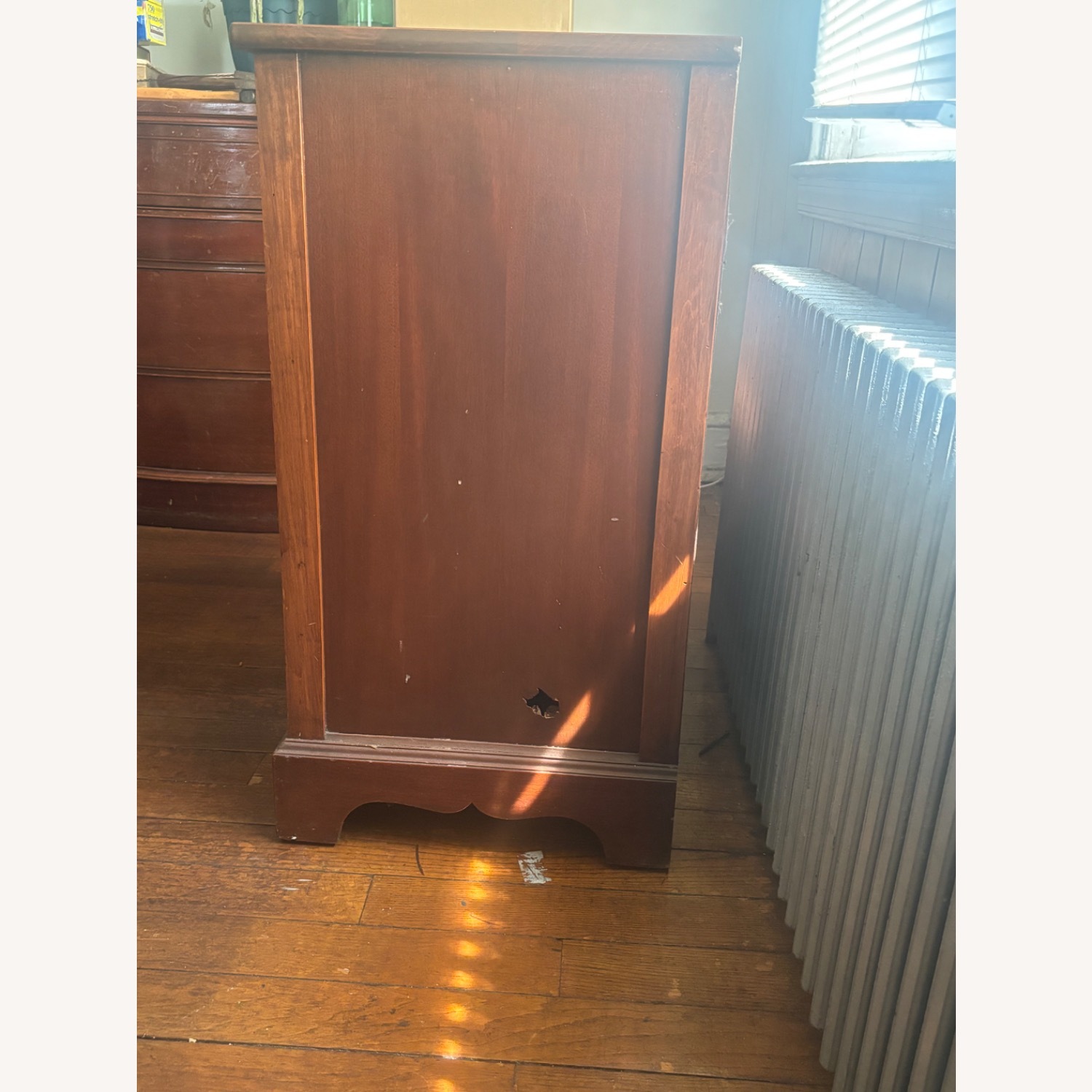 Vintage Wood Buffet Sideboard Cabinet - image-3