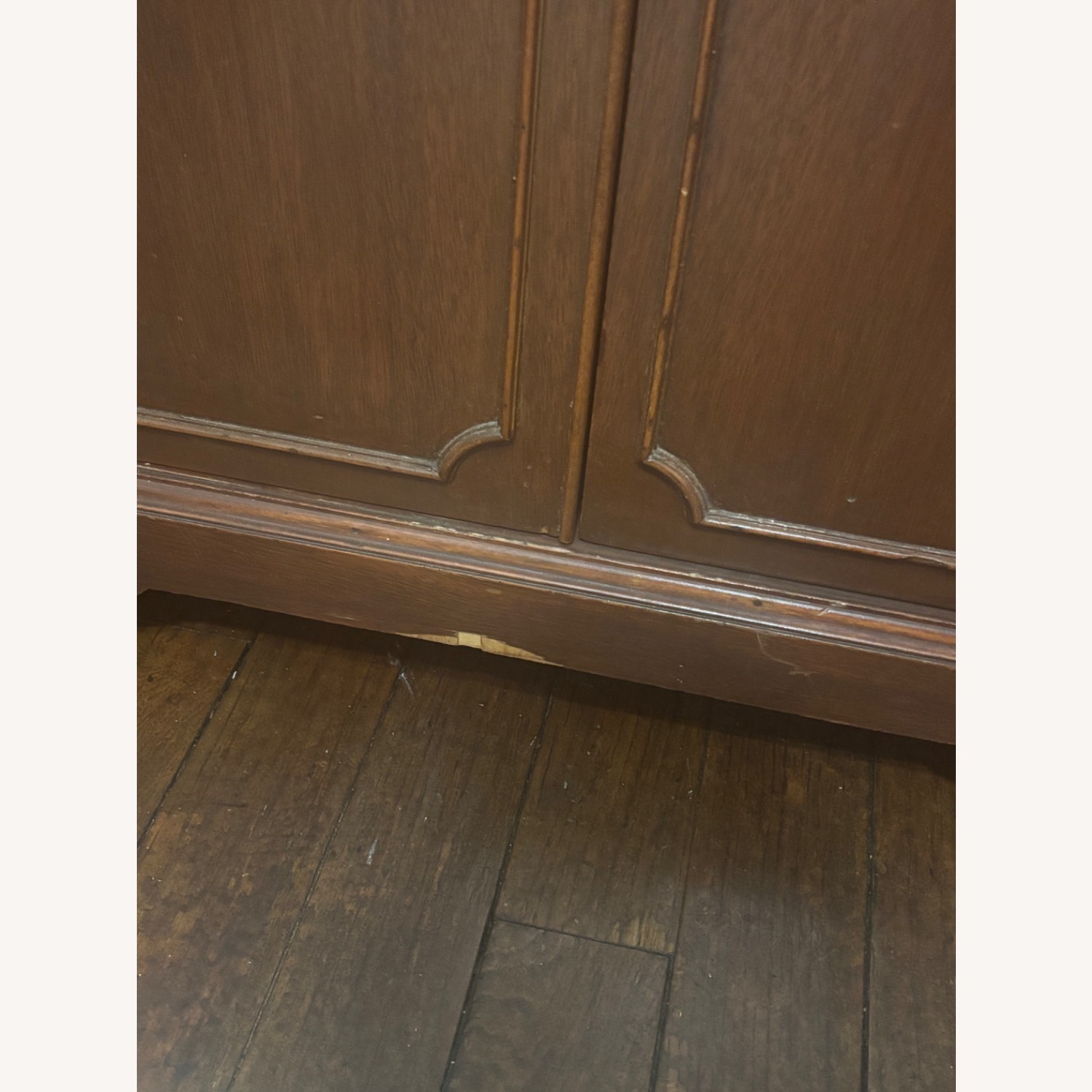 Vintage Wood Buffet Sideboard Cabinet - image-5