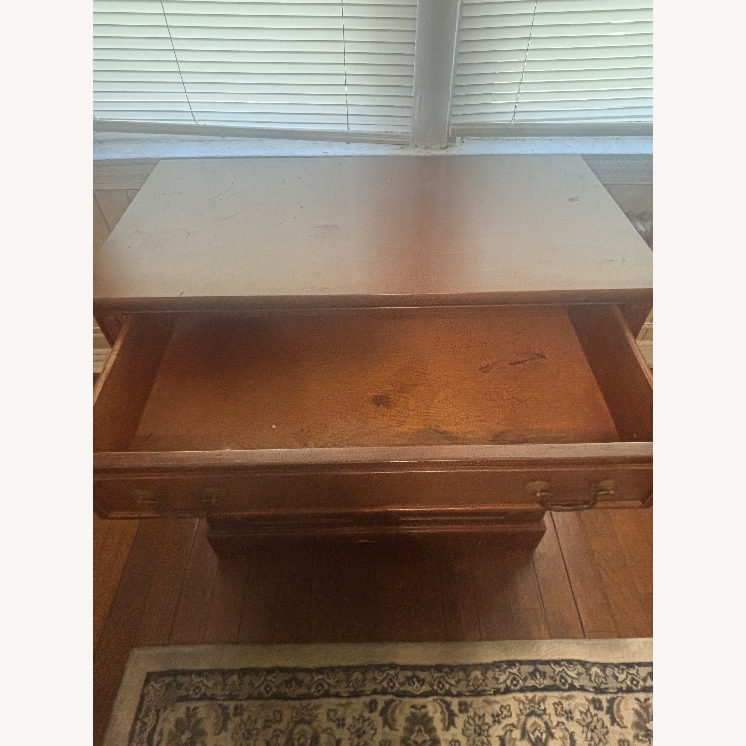 Vintage Wood Buffet Sideboard Cabinet - image-6