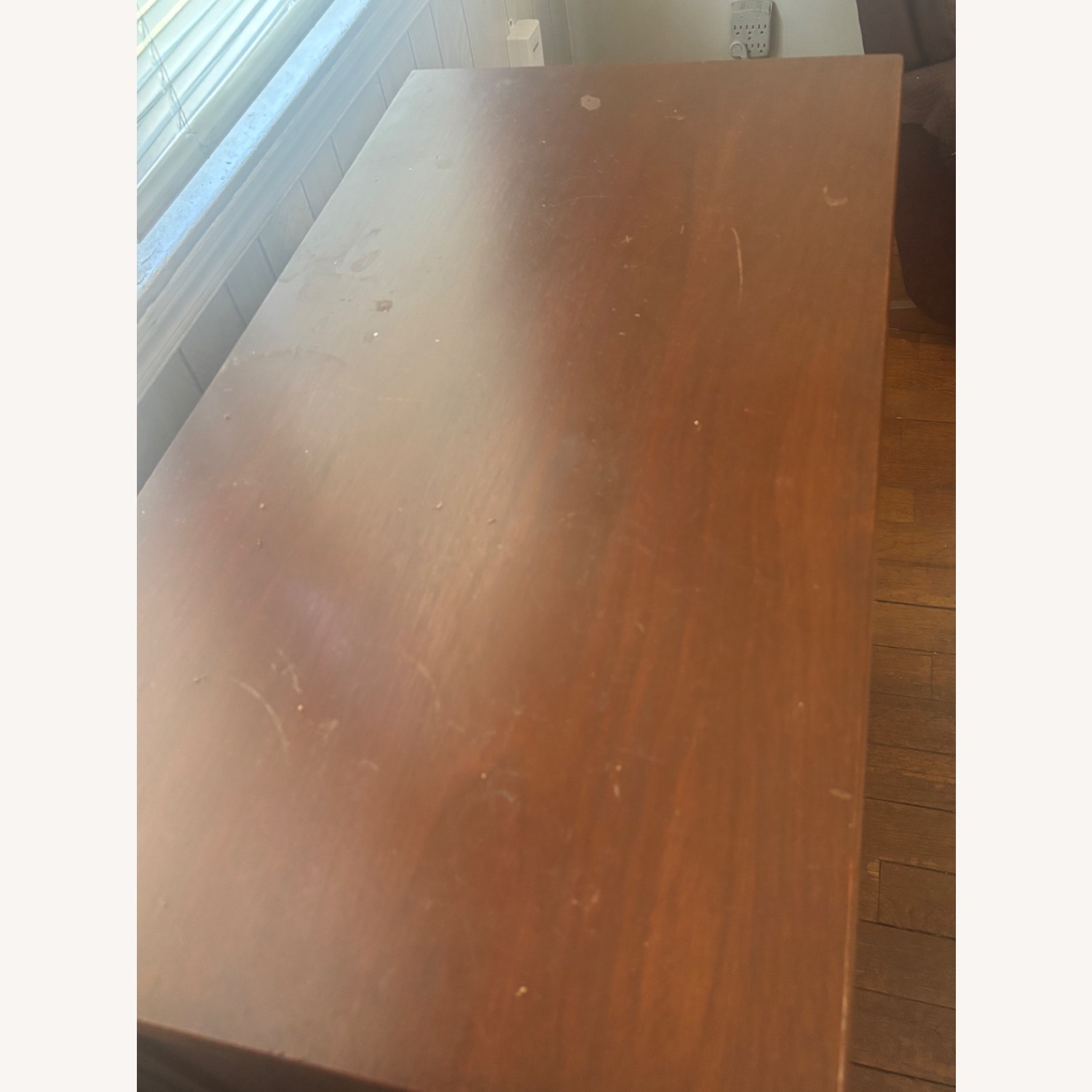 Vintage Wood Buffet Sideboard Cabinet - image-7