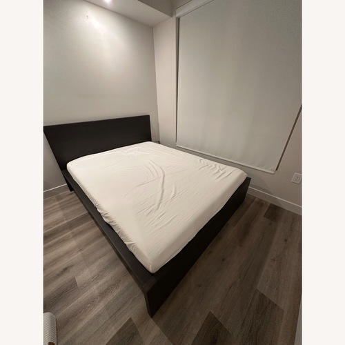 Used IKEA MALM Dark Brown Bed Frame for sale on AptDeco