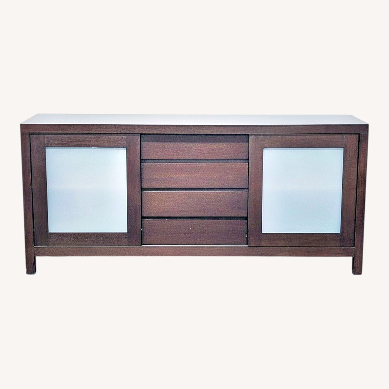 Crate & Barrel Four Drawer Sideboard - image-0