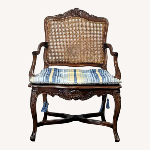 Used French Style Carved Dining/Lounge Armchair	 for sale on AptDeco