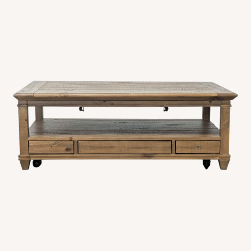 Used Rustic Lift-Top Coffee Table for sale on AptDeco