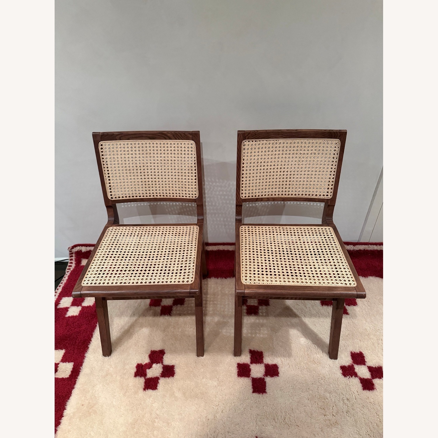 Safavieh Natural Wicker Dining Chairs - image-6