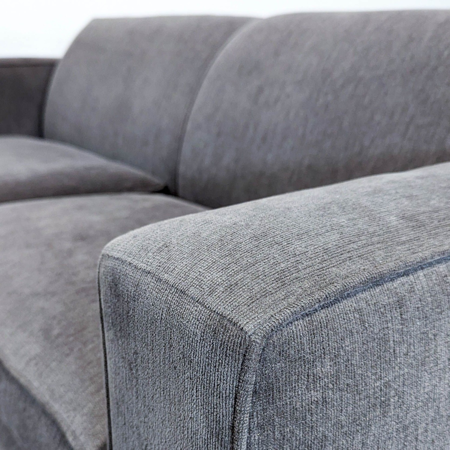 McCreary Modern Gray Sleeper Sofa with Wide Arms - image-1
