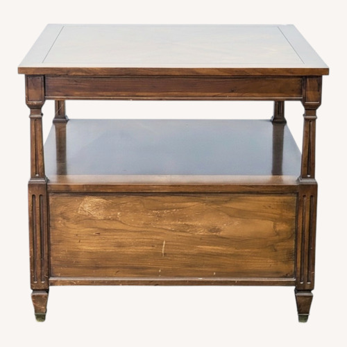 Used Vintage End Table with Cabinet for sale on AptDeco