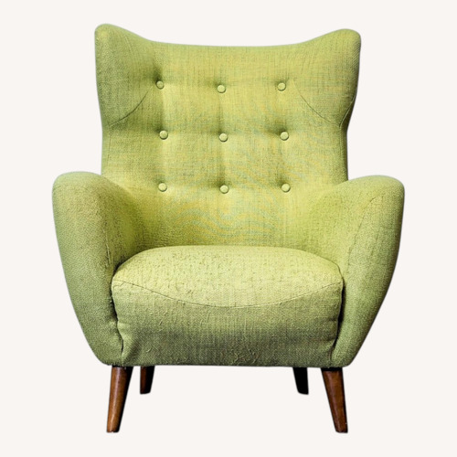 Used Article Mod Mid-Century Modern Green Lounge Chair for sale on AptDeco