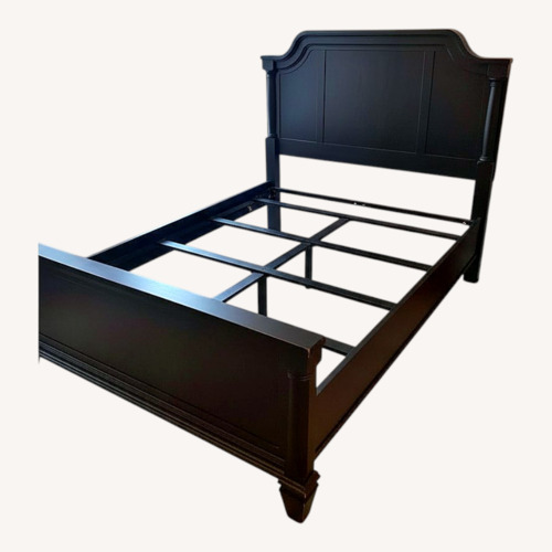 Used Dark Brown Queen Bed for sale on AptDeco