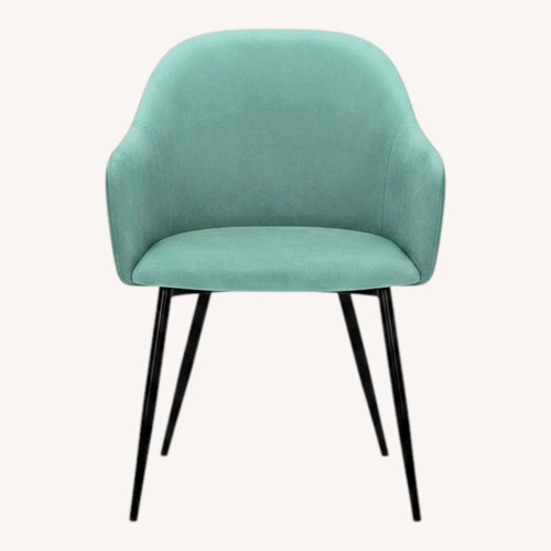 Used Pixie Fabric Metal Dining Room Chair for sale on AptDeco