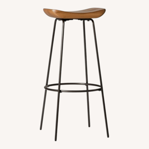 Used West Elm Natural Wood Stools for sale on AptDeco
