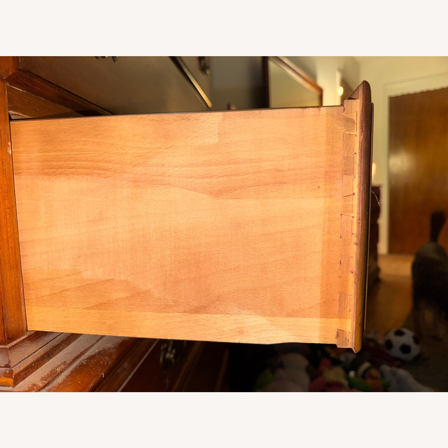 Antique Tall Chest of Draws - image-6