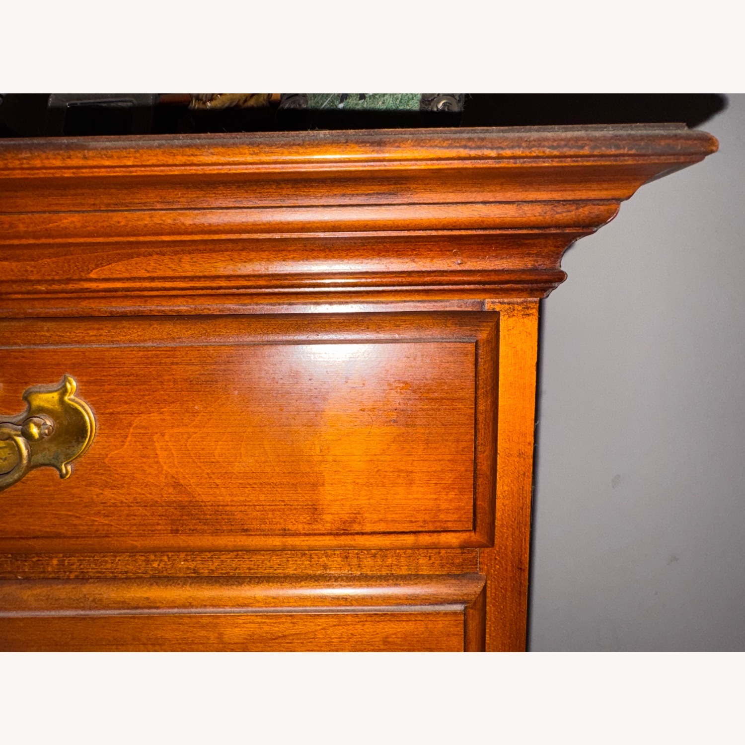 Antique Tall Chest of Draws - image-5