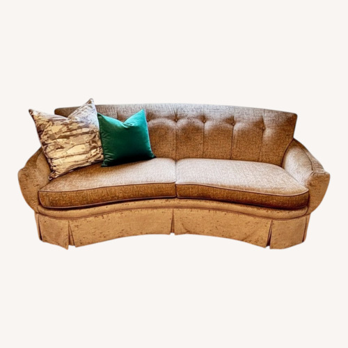 Used Kincaid Furniture Dark Gray Fabric Loveseat for sale on AptDeco