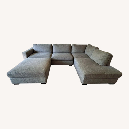 Used Light Gray Fabric 3+ Piece Sectional for sale on AptDeco