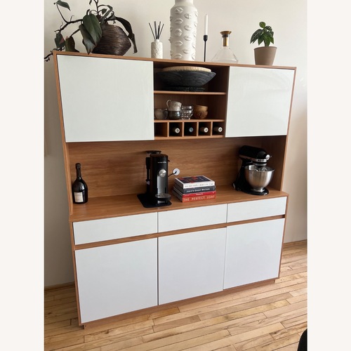 Used Wayfair Wood Veneer Wall Shelf for sale on AptDeco