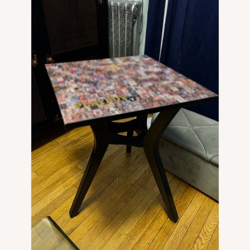 Used One-of-a-Kind Handmade Playboy Pop Up Table for sale on AptDeco