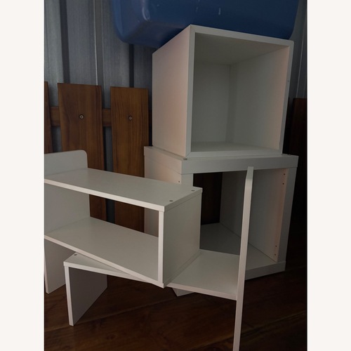 Used IKEA White Wood Media Storage for sale on AptDeco