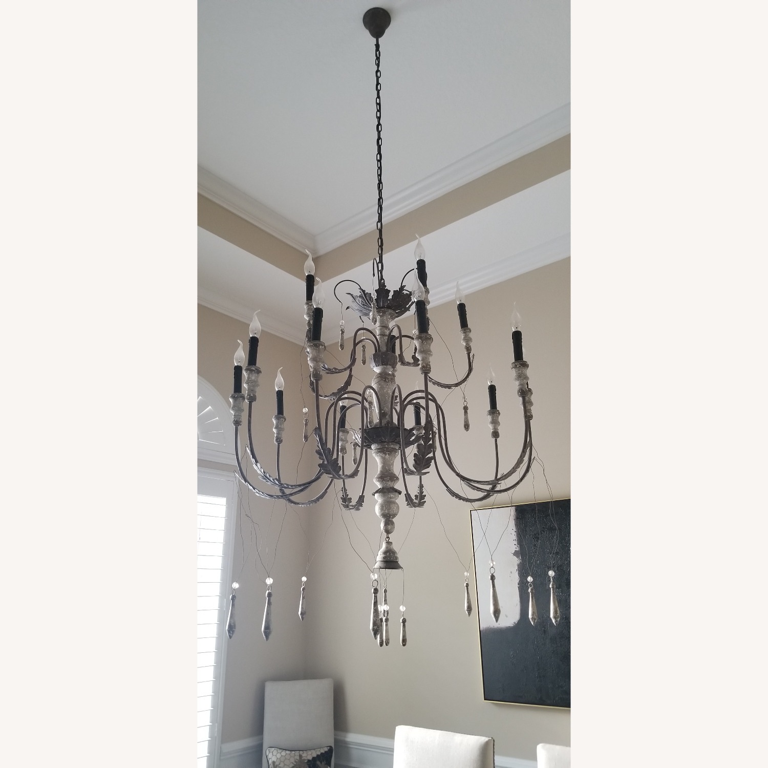 Restoration Hardware 18th C. Bartolomeo Chandelier 39" - image-5