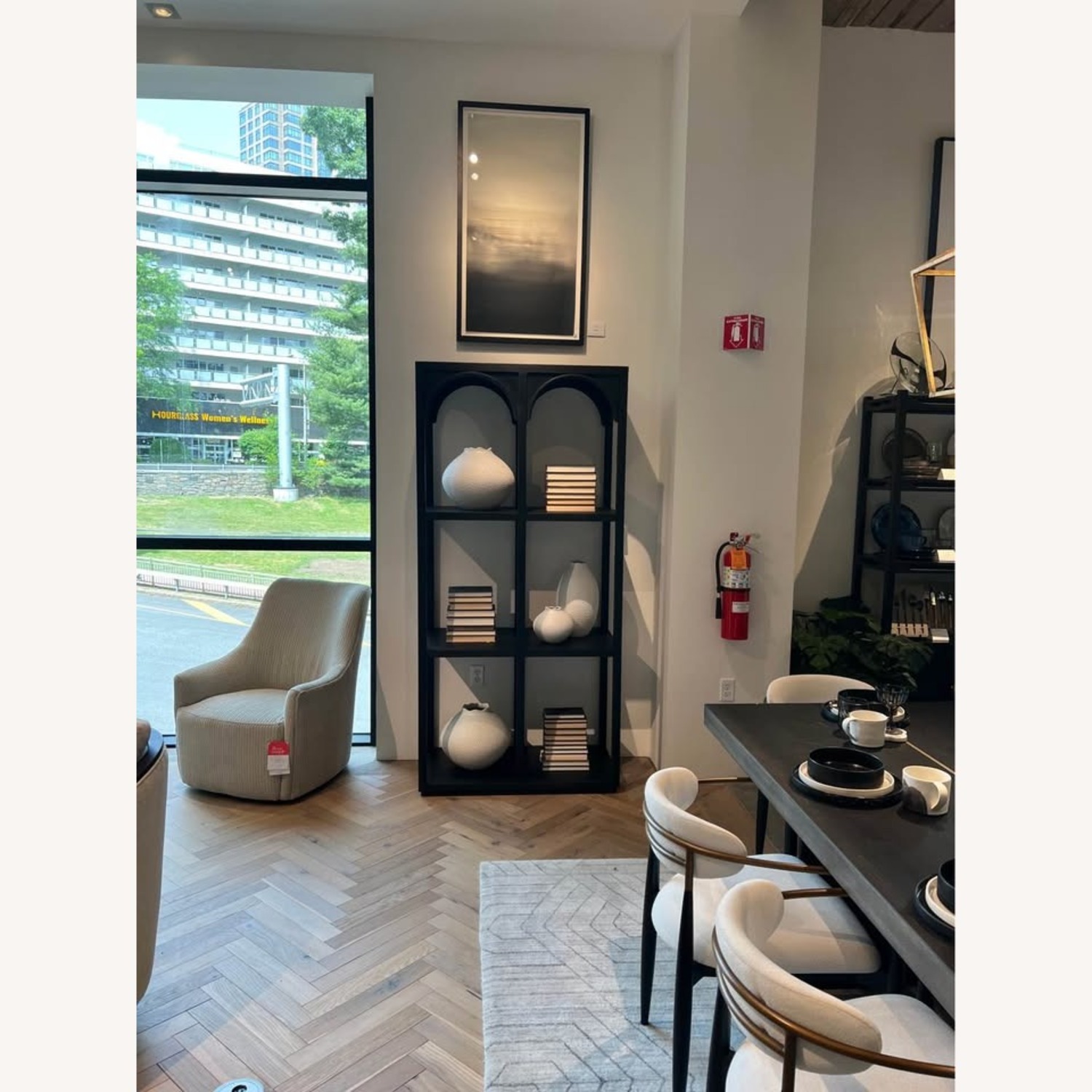 Arhaus Arcade Black Wood Bookcase - image-4