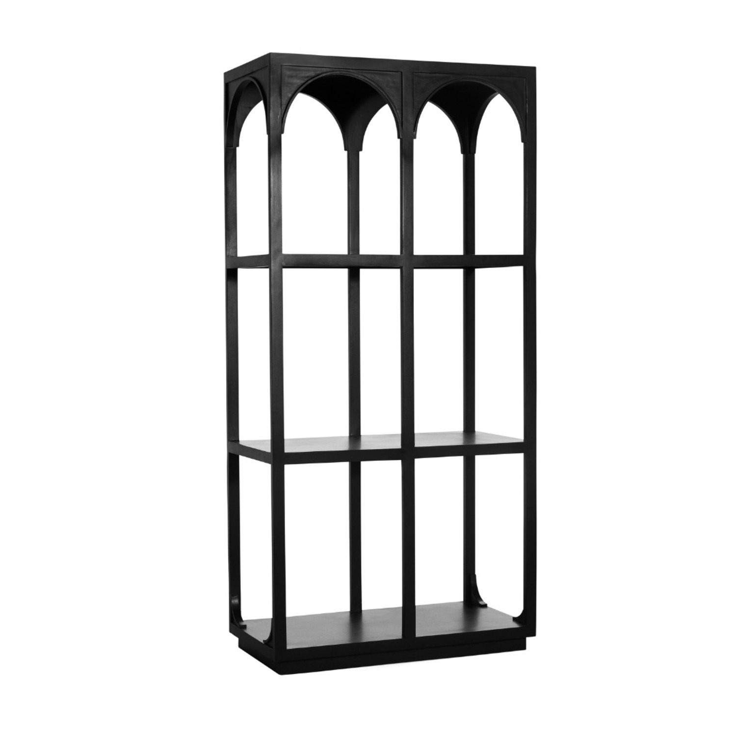 Arhaus Arcade Black Wood Bookcase - image-3