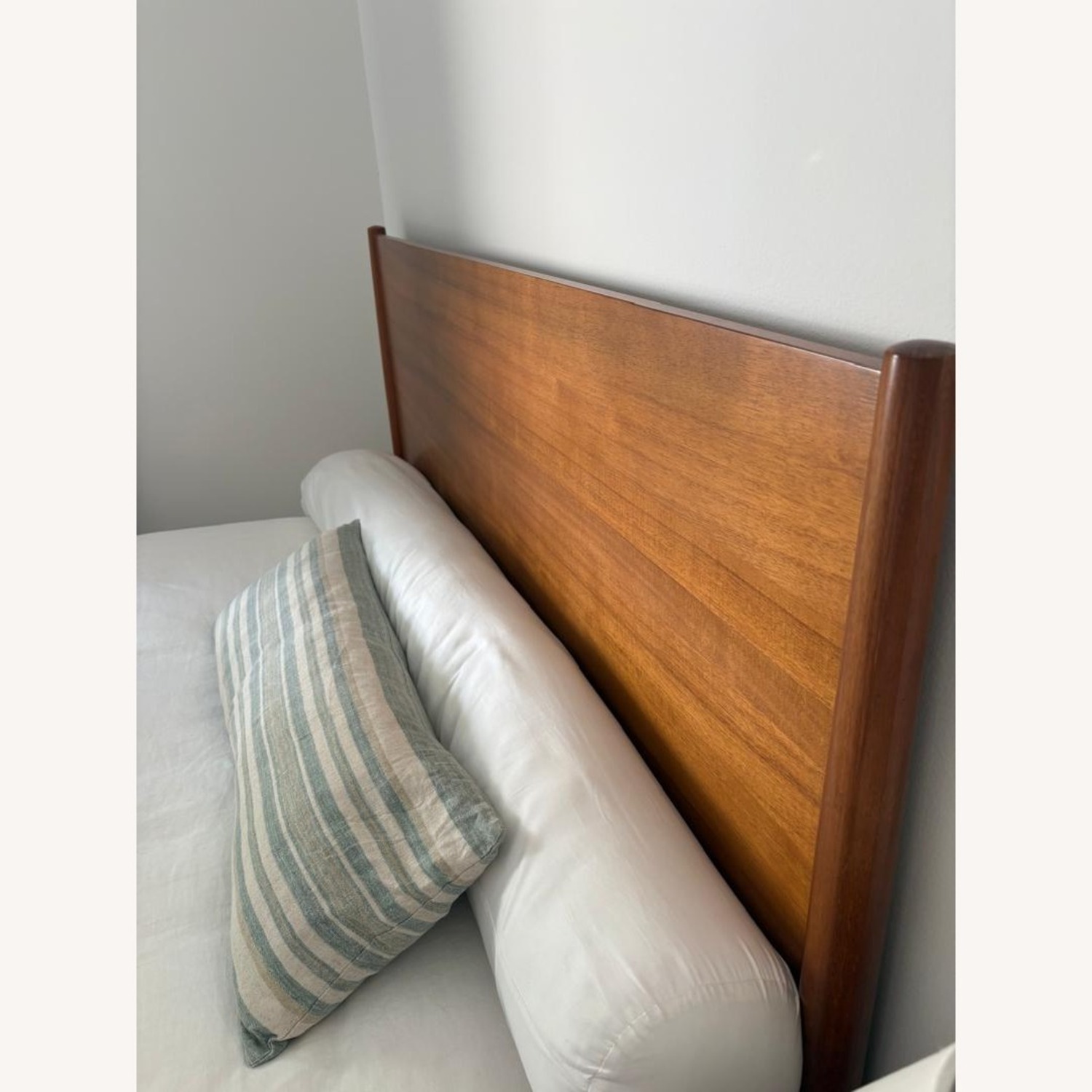 West Elm Mid-Century Natural Wood Queen Bed - image-3
