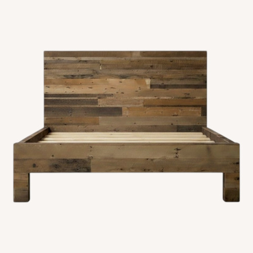 Used West Elm Emmerson Wood Queen Bed for sale on AptDeco