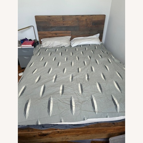 Used West Elm Emmerson Wood Queen Bed for sale on AptDeco