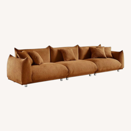 Used Arnya Upholstered Sofa with Round Arms for sale on AptDeco