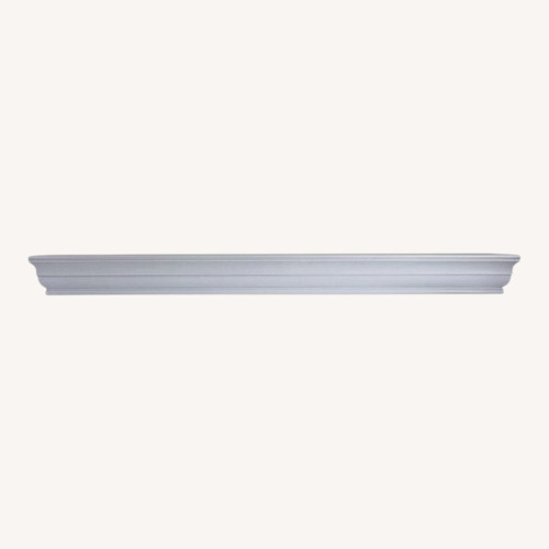 Used Pottery Barn Heritage 2 White Floating Shelves for sale on AptDeco