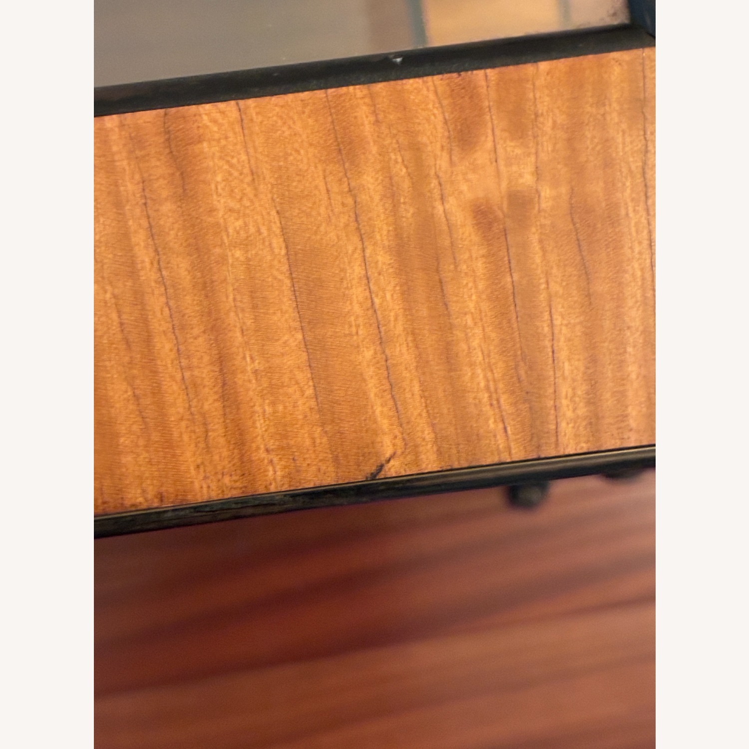 Elegant Wood/Glass Tiered Side Table - image-8
