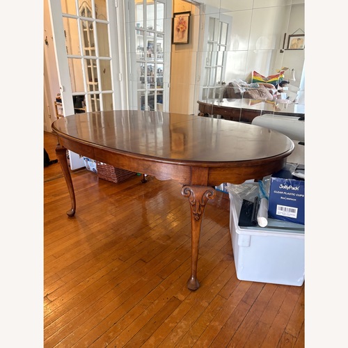 Used Vintage/Antique Ornate Wood Dining Table for sale on AptDeco