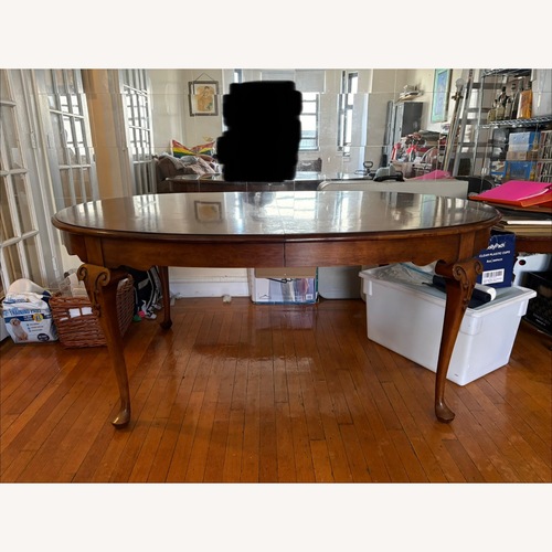 Used Vintage/Antique Ornate Wood Dining Table for sale on AptDeco