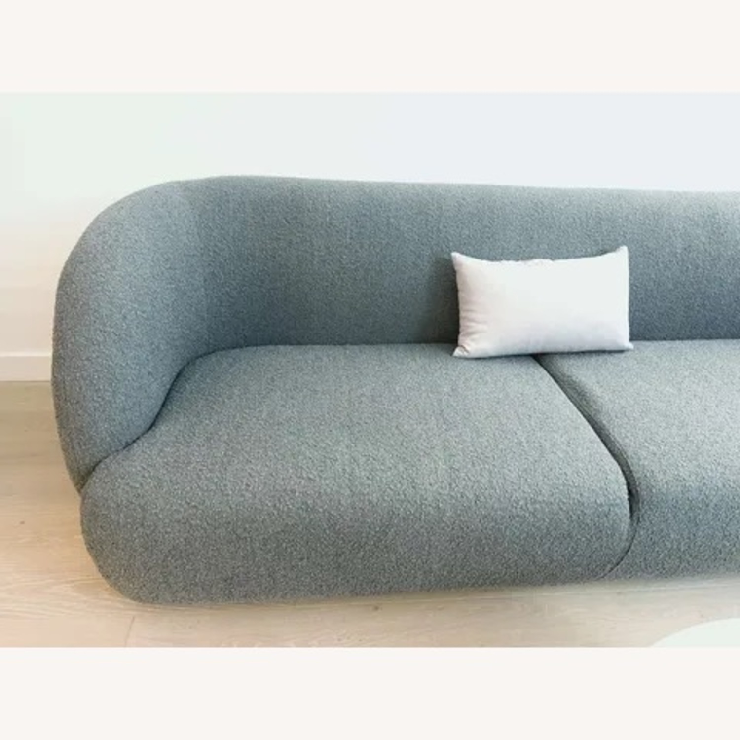 AllModern Myra Gray Bouclé Sofa Couch Featured in Cosmo - image-4