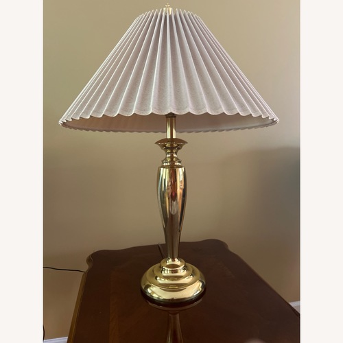 Used Stiffel Lamps-Pair of Brass Table Lamps for sale on AptDeco