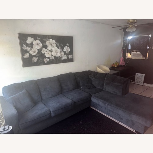 Used Gray L Couch for sale on AptDeco
