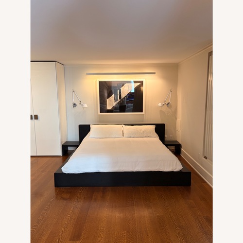 Used BoConcept King Platform Bed with Storage in Espresso for sale on AptDeco