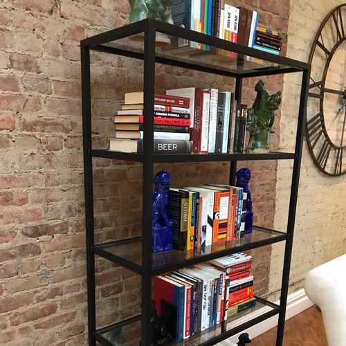 Used Mitchell Gold + Bob Williams Vienna Steel Black Bookshelf for sale on AptDeco