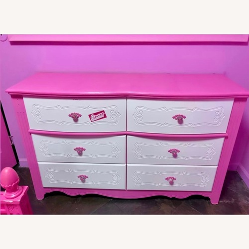 Used Pink Wood Dresser for sale on AptDeco