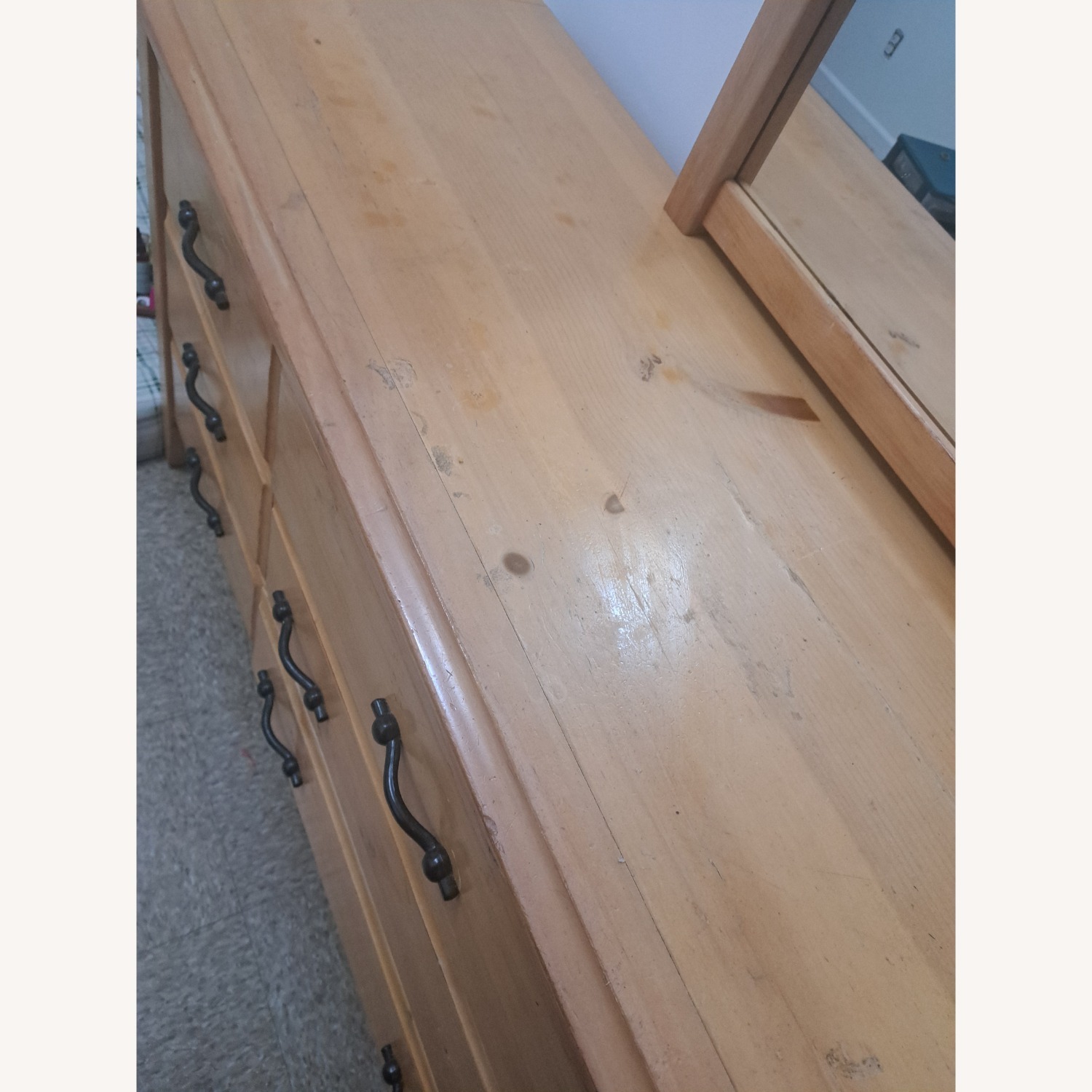 Light 9 Drawer Wooden Dresser - image-2