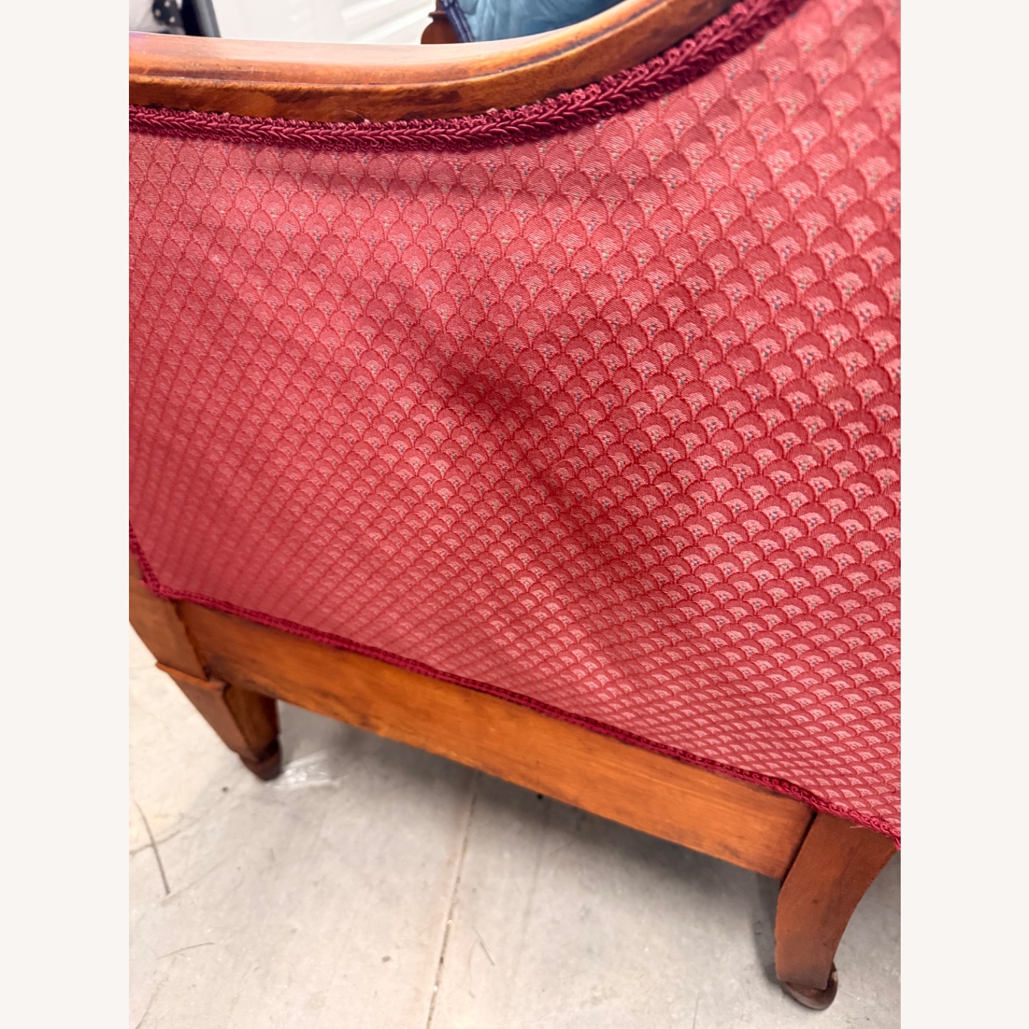 Vintage/Antique Pink Wood Club Chairs - image-4