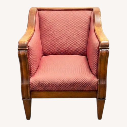 Used Vintage/Antique Pink Wood Club Chairs for sale on AptDeco