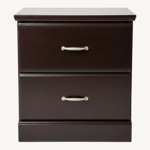 Used Dark Wood 2-Drawer Dresser Small for sale on AptDeco