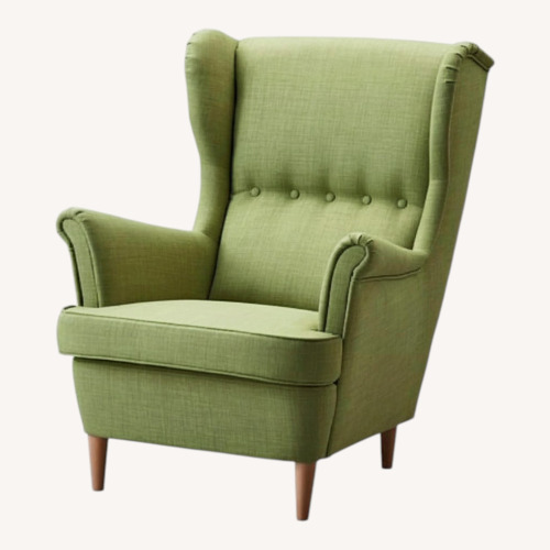 Used IKEA Accent Chair with Ottoman for sale on AptDeco