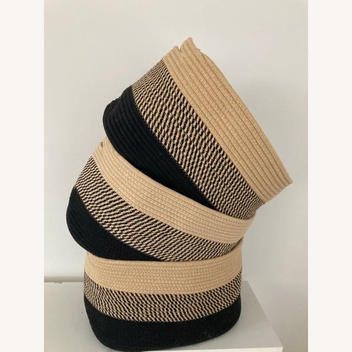 Used Organic Style Woven Storage Containers for sale on AptDeco